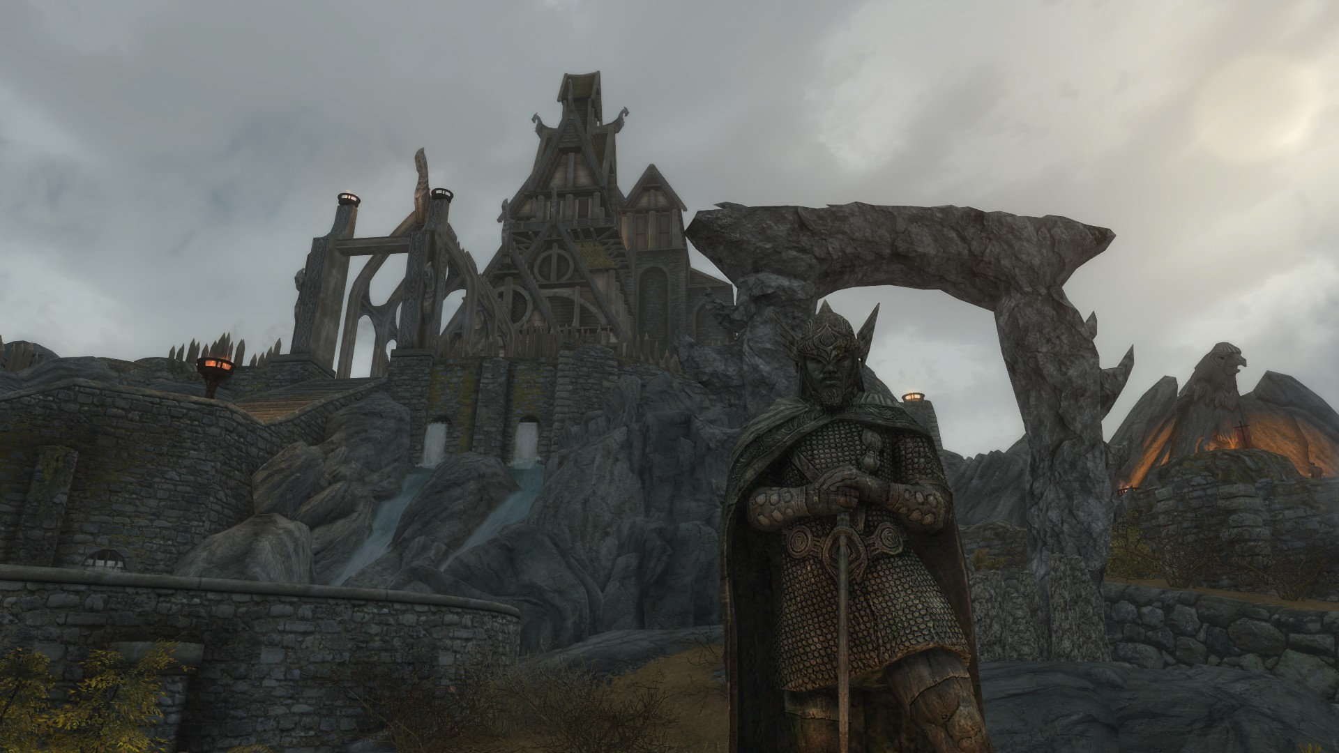 Great Moments In Pc Gaming The Battle For Whiterun In Skyrim Pc Gamer