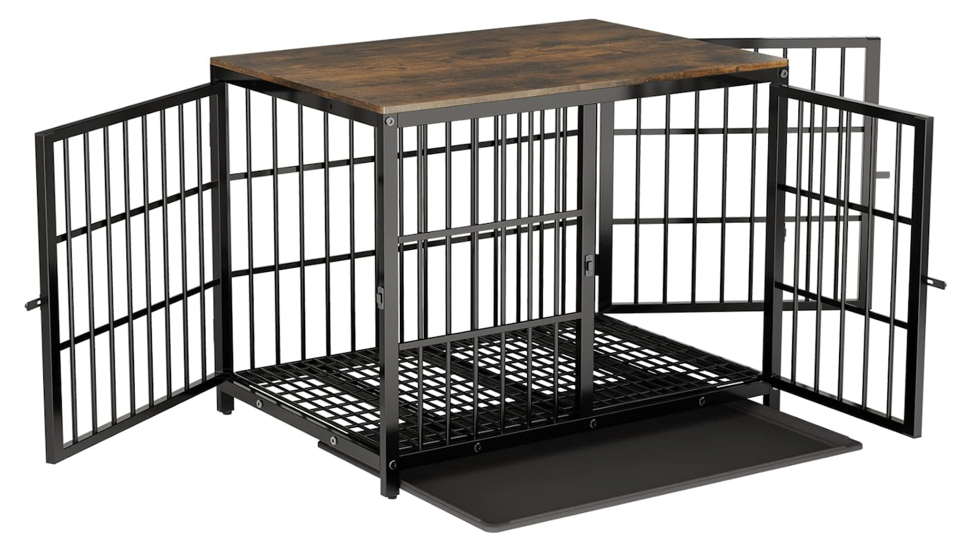 Bingopaw dog crate with three doors