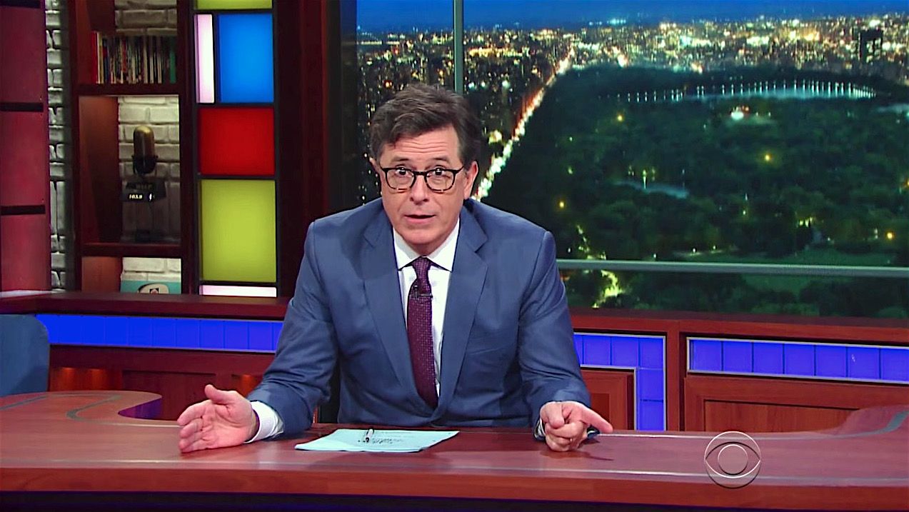 Stephen Colbert wants you to calm down about the polls