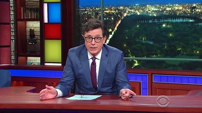 Stephen Colbert wants you to calm down about the polls