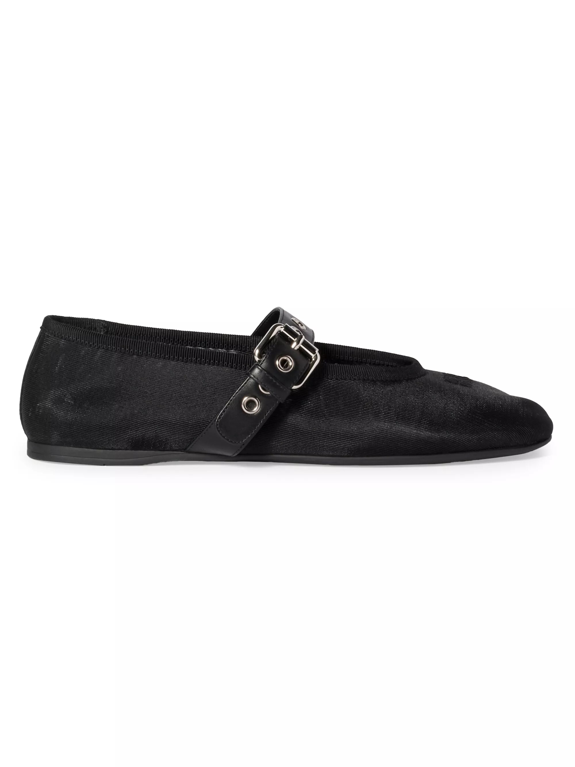 Mesh Fabric Ballerinas
