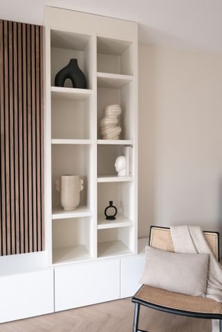 Ikea shelving hacks with Billy bookcases