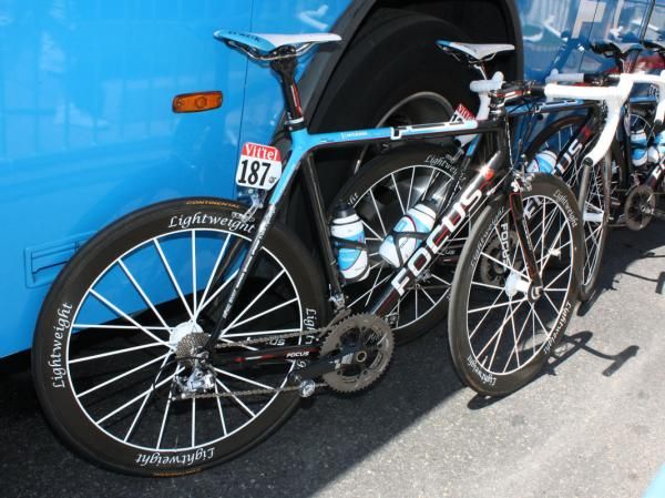 Milram used Focus's flagship Izalco Team frames in 2009.