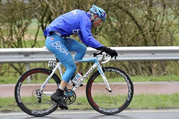 Stage winner Steve Chainel (BBox Bouygues Telecom) in action.