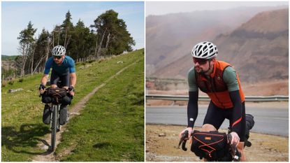 Stefan cycling in Wales and Morocco 