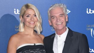 Holly Willoughby and Phillip Schofield during the Dancing On Ice