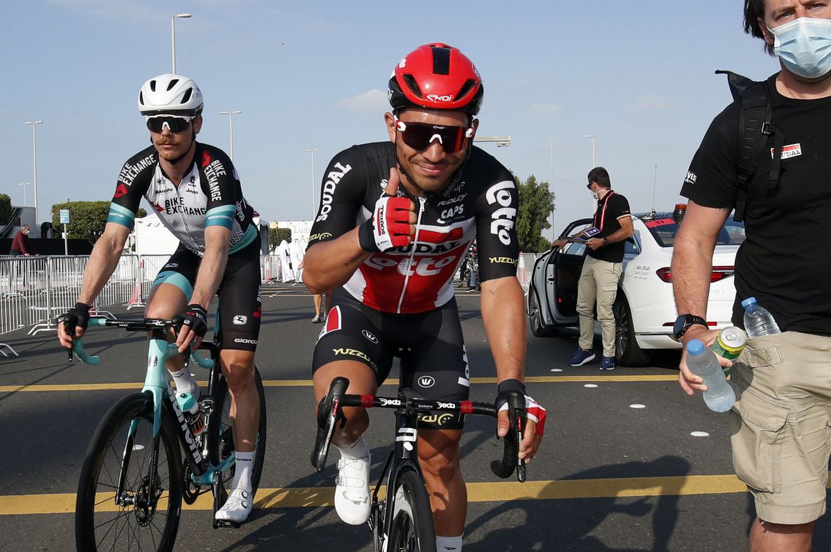 UAE Tour 2021 - 3rd Edition - 7th stage Yas Mall - Abu Dhabi Breakwater 147 km - 27/02/2021 - Caleb Ewan (AUS - Lotto Soudal) - photo Luca Bettini/BettiniPhotoÂ©2021