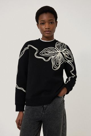 Cornelli Sweatshirt | Black