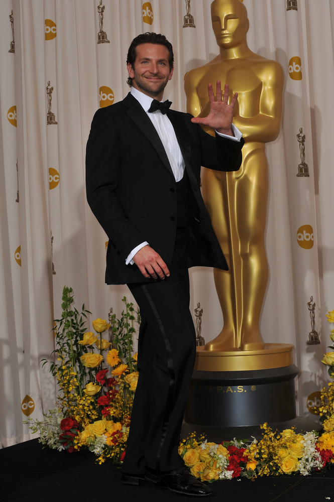 Bradley Cooper attends the Oscar Award Ceremony in 2010.