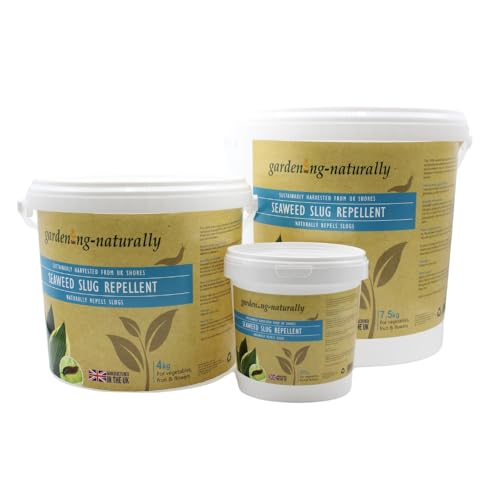 Gardening Naturally Natural Seaweed Slug Repellent Granules in Your Garden 800g, 4kg or 7.5kg Tub (800g)