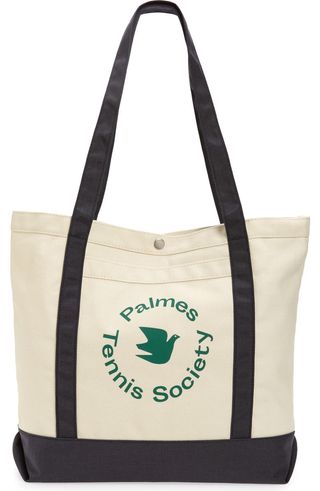 Tennis Society Canvas Tote