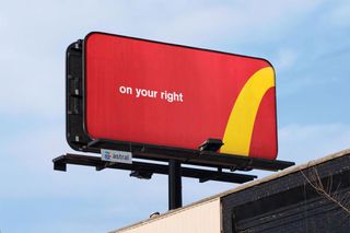McDonald's has broken all the logo rules with these cleverly cropped billboards
