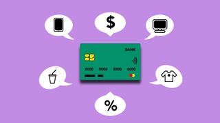 POS payment systems and the symbols of different purchases