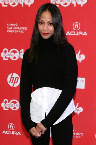 Zoe Saldana at Sundance Film Festival 2014