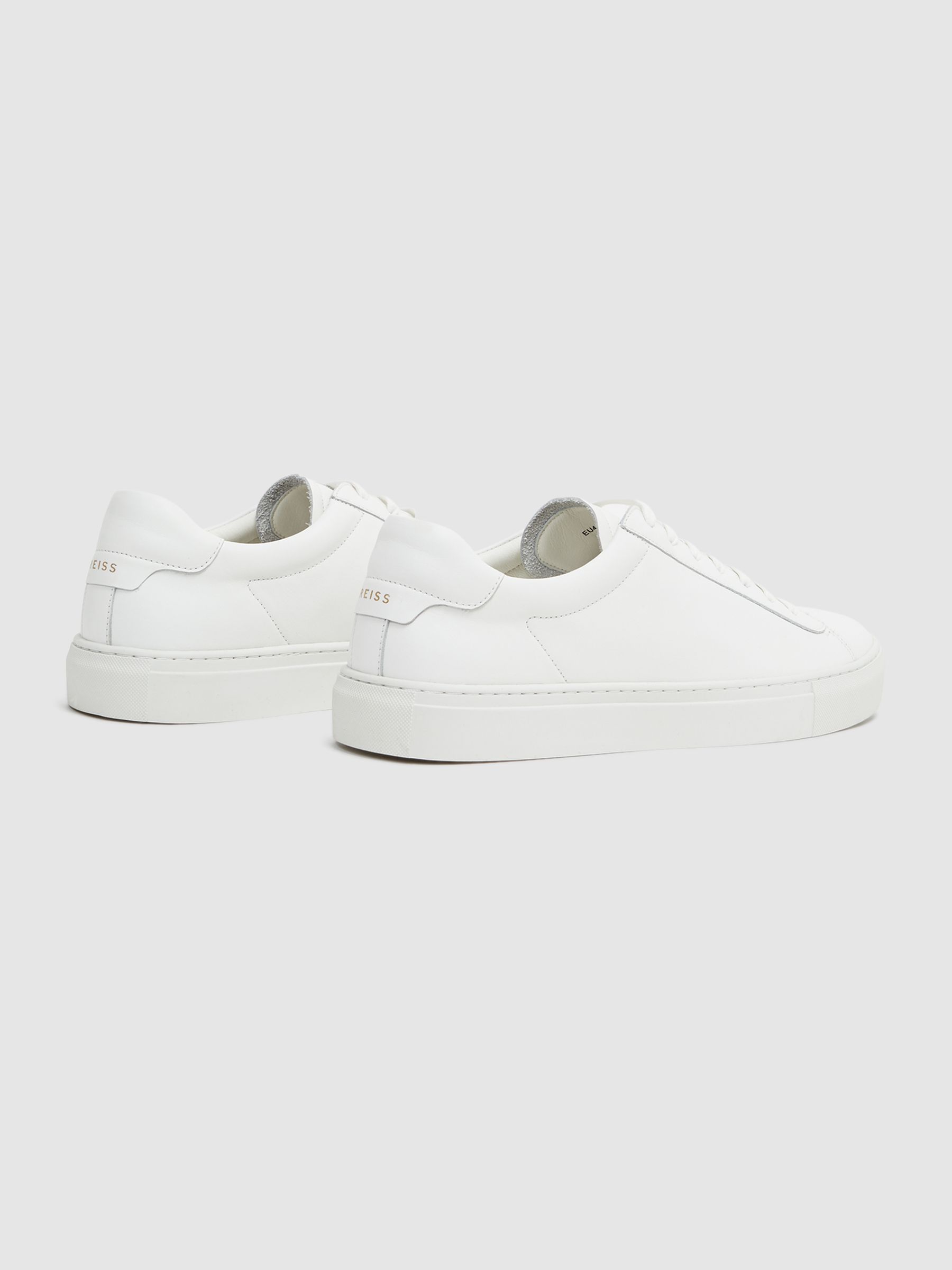 Leather Low-Top Trainers in White