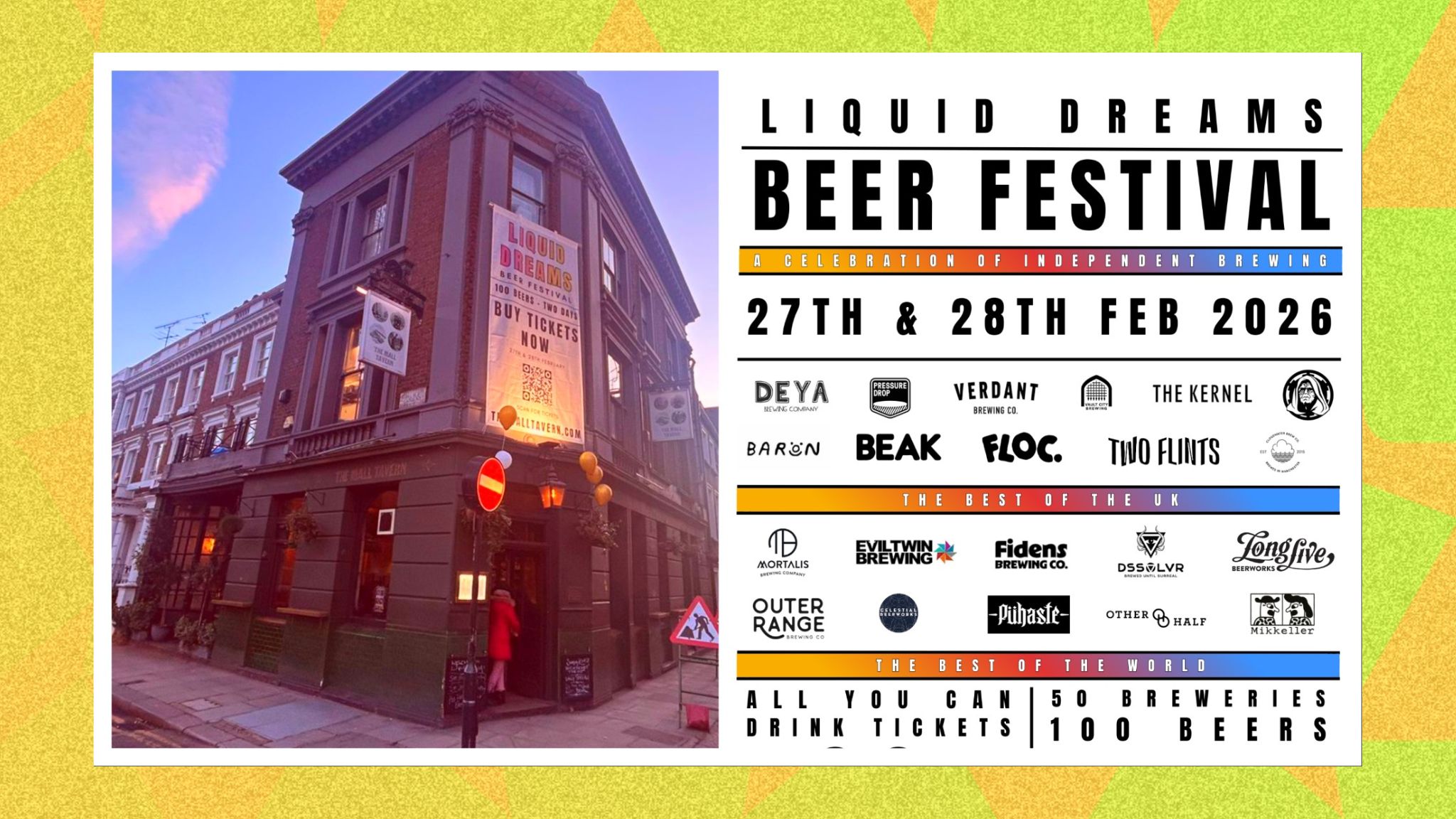 Liquid Dreams Mall Tavern 2026