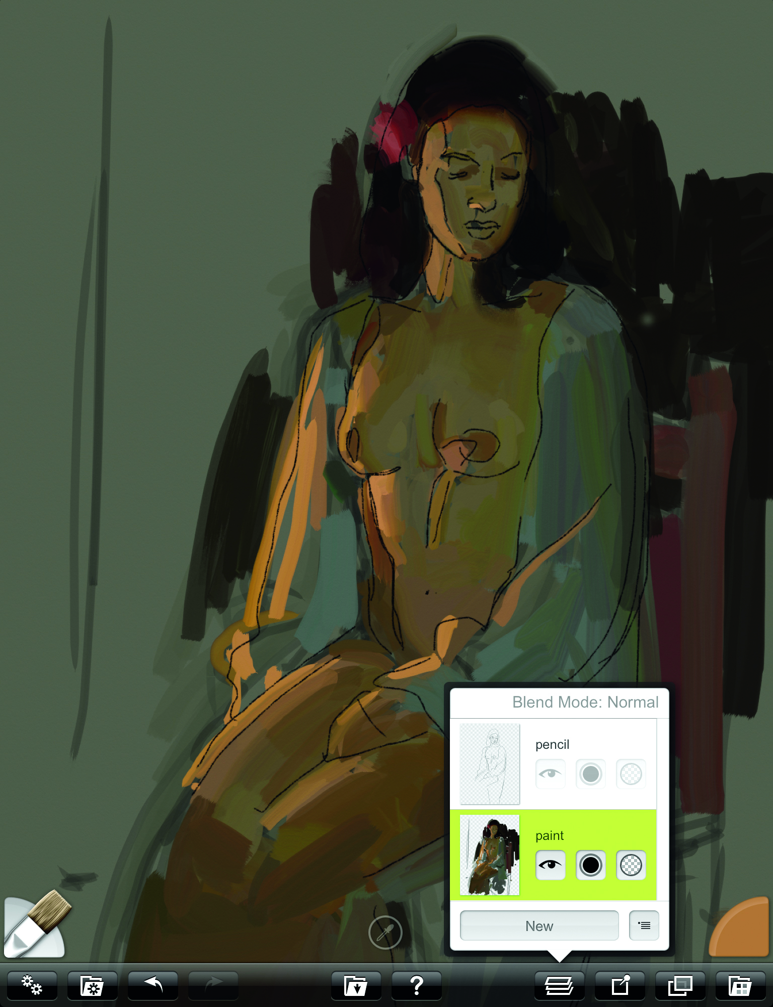 Rick Graham's iPad and Artage tutorial: painting a figure from life