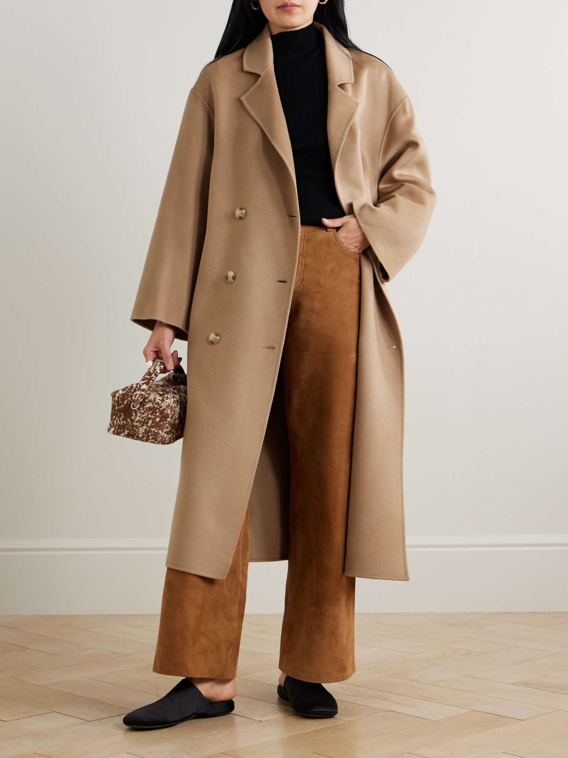 Borneo Double-Breasted Wool and Cashmere-Blend Coat