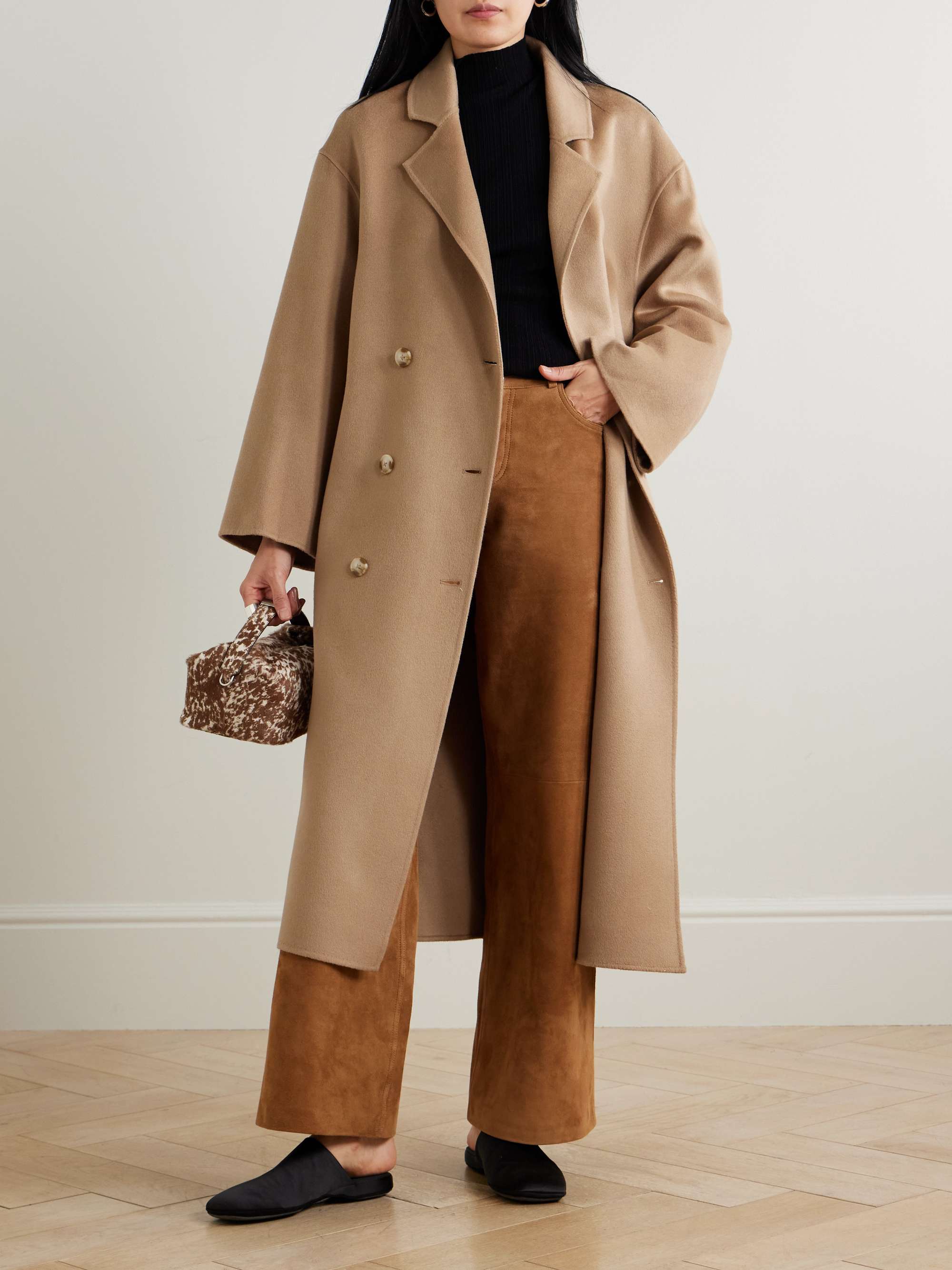 Borneo Double-Breasted Wool and Cashmere-Blend Coat