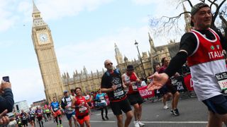 Runners at 2024 London Marathon
