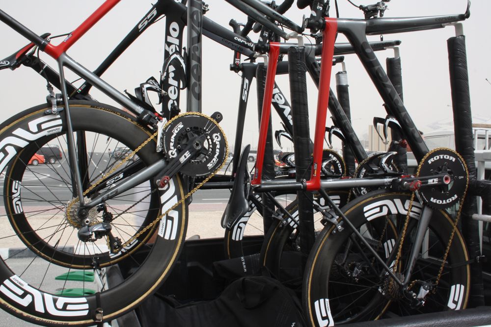 The Cervelo bikes of MTN