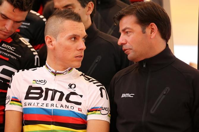 Gilbert and directeur sportif John Lelangue