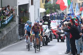 Charlie Quarterman (Corratec-Selle Italia) in the break during stage 6 of the Giro d'Italia