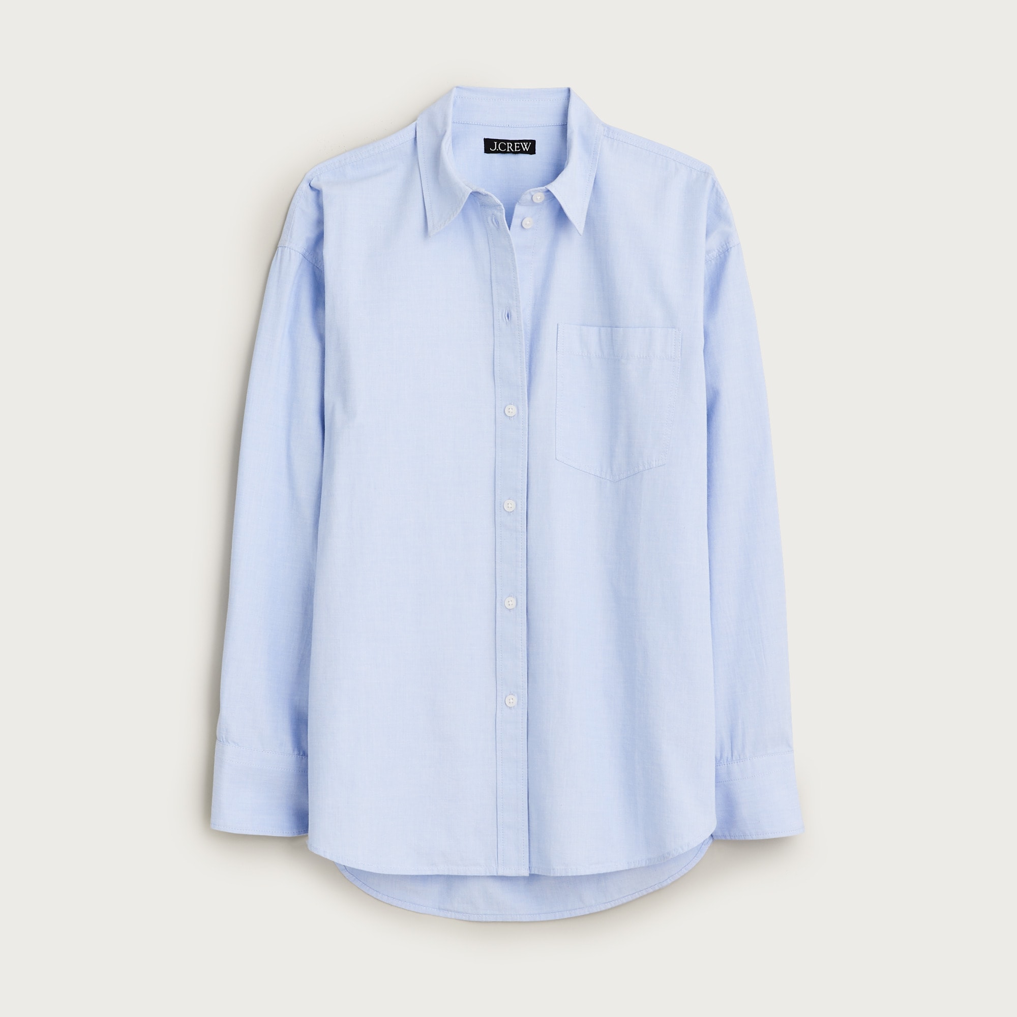 J.Crew, &amp;Eacute;tienne Oversized Button-Up Shirt in Lightweight Oxford