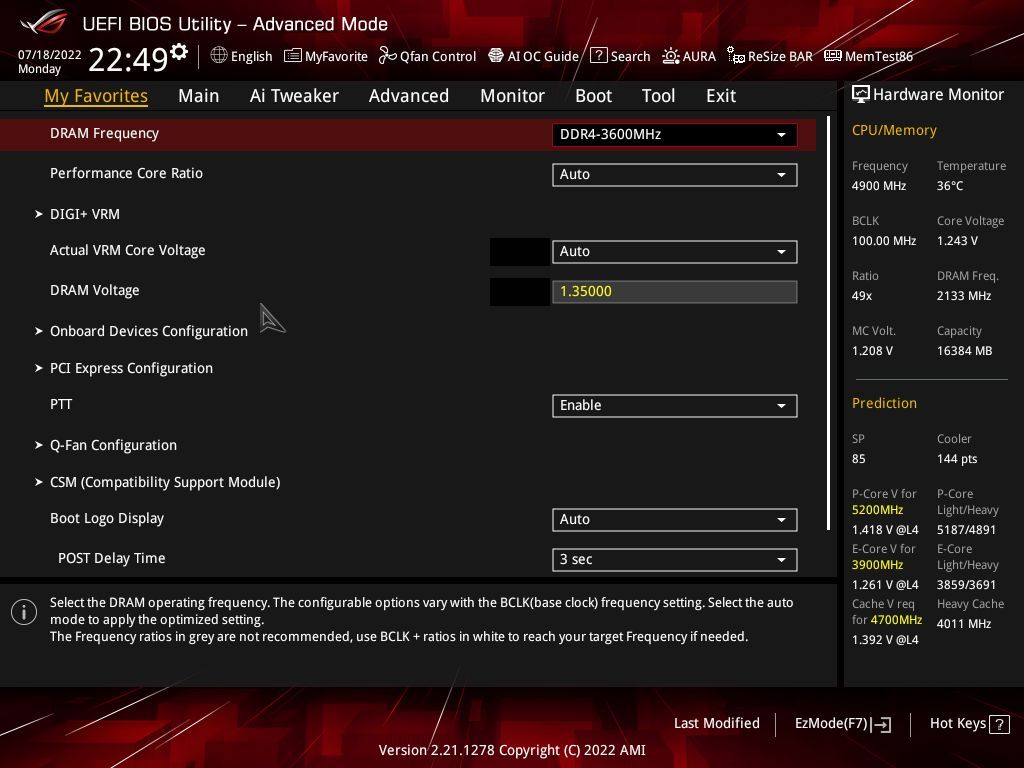Asus ROG Strix Z690-A Gaming WIFI D4