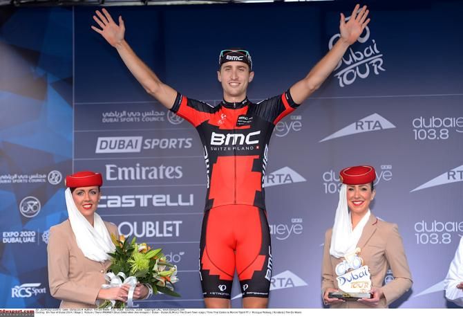 Taylor Phinney (BMC) winner of the Dubai Tour time trial