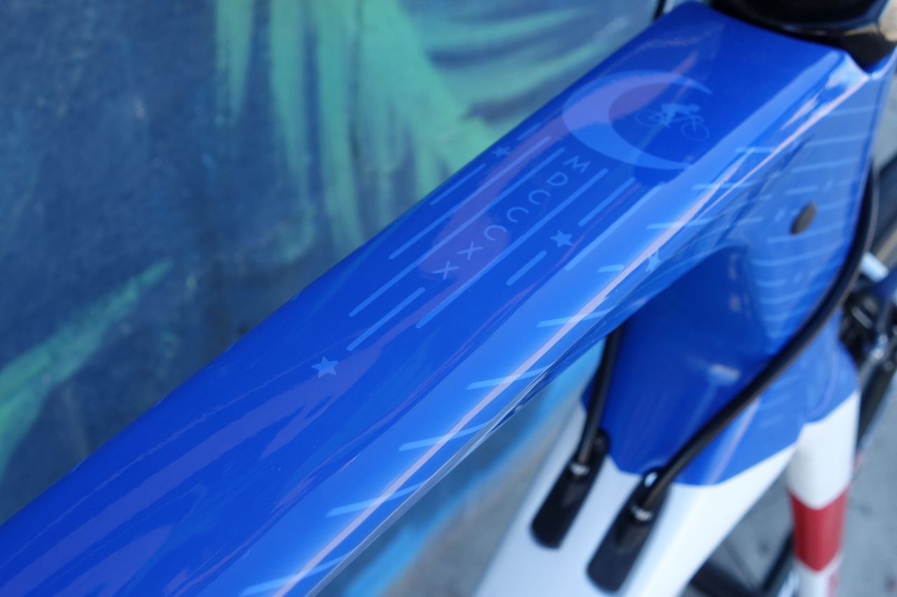The more you look, the more you find on Huff's bike.