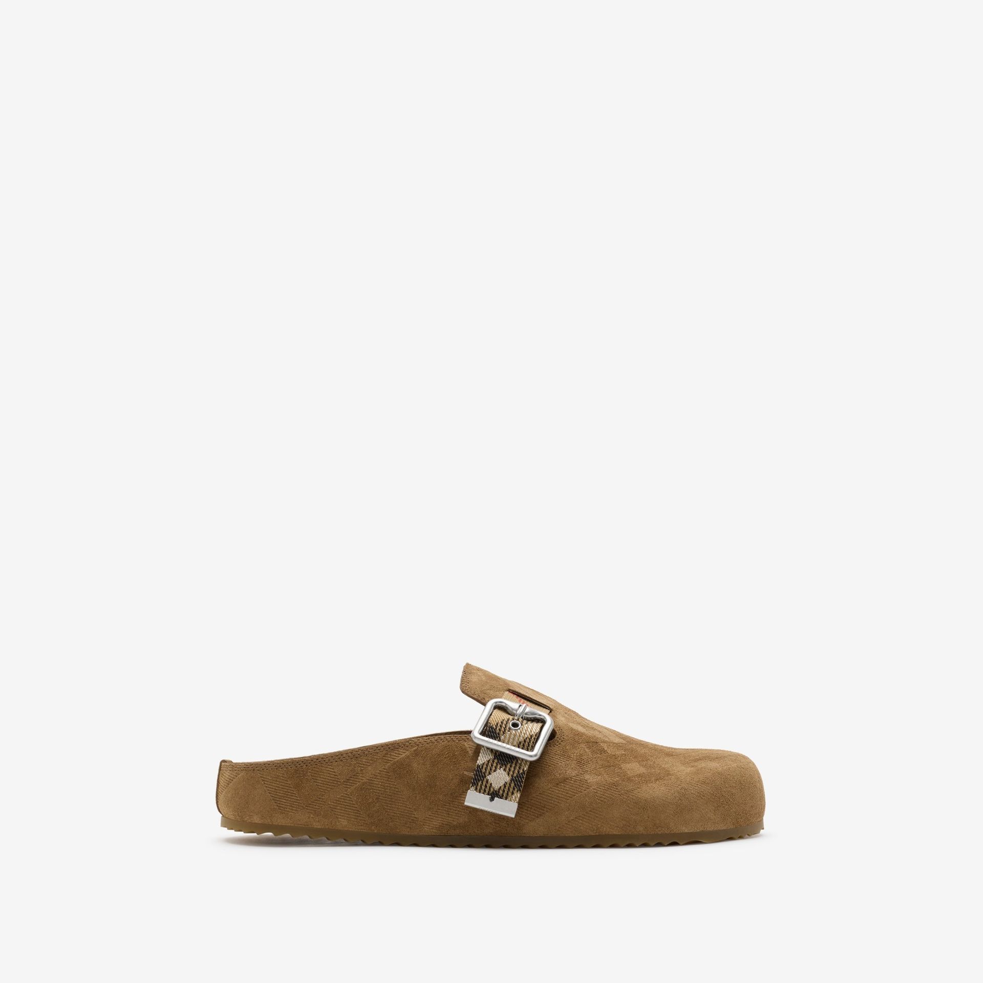 Burberry, Check Suede Urchin Clogs