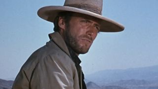 Clint Eastwood with his trademark expression in The Good, the Bad and the Ugly