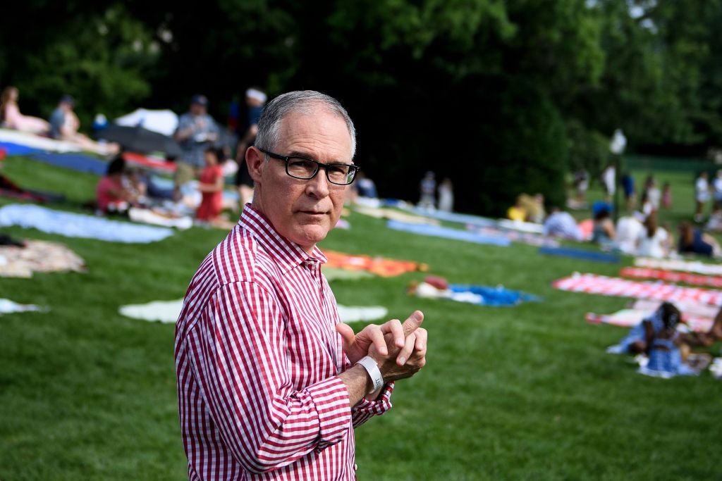 Scott Pruitt a day before his sudden resignation