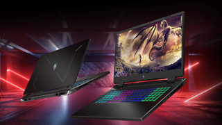 The Acer Nitro 17 gaming laptop.