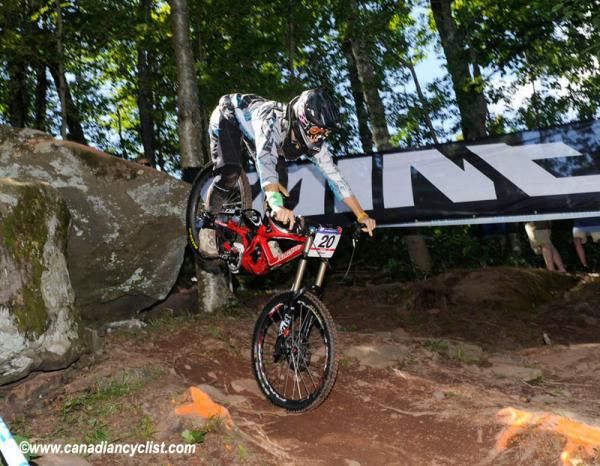 Joanna Petterson almost lost it coming off the drop