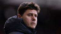 Chelsea manager Mauricio Pochettino during a game against Brentford in March 2024.