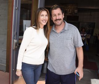 Jackie Sandler and Adam Sandler attend the Telluride Film Festival 2019 on August 31, 2019 in Telluride, Colorado