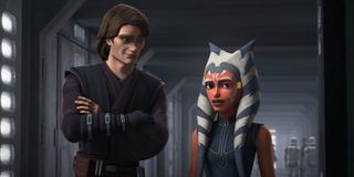 Anakin Skywalker and Ahsoka Tano on Star Wars: The Clone Wars (2020)