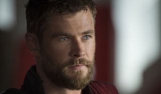Thor: Ragnarok Chris Hemsworth thinking things out