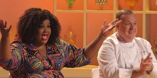 Nicole Byer and Jacques Torres in Nailed It!