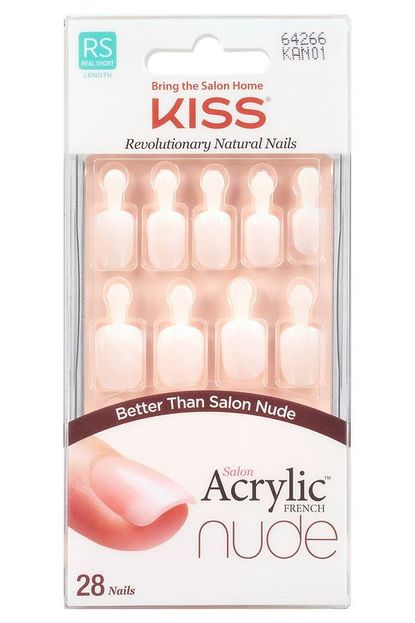 Kiss Acrylic Nude French Nails
