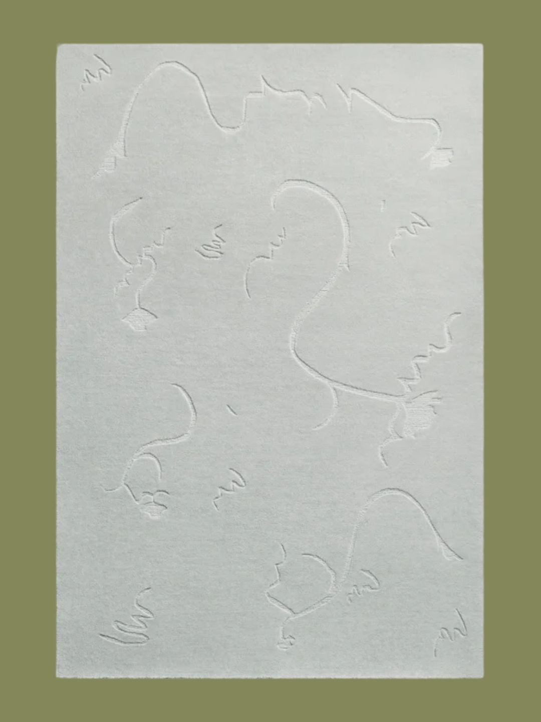 Nordic Knots, Dancing Flower in Dusty Blue