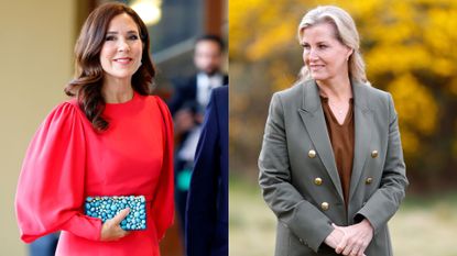 Crown Princess Mary mirrored an iconic Duchess Sophie photo, seen here side-by-side at different occasions