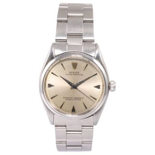 Vintage Rolex Oyster Perpetual 32mm Steel Silver Dial 6564 Caliber 1560