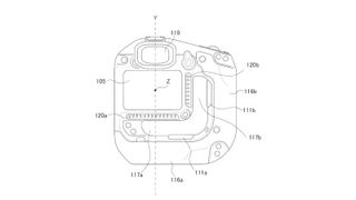 Canon one-handed grip patent