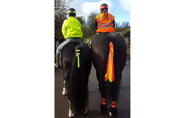 “This is me on my 18 hander and my friend on her 15.2hh” — Sam Cook