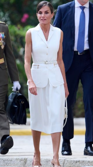 Queen Letizia of Spain attends the delivery of Royal offices of employment