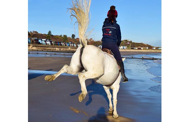 Gracie Tyte — “When you aren’t a fan of the freezing cold winds at the beach!”