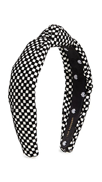 Checkered Slim Knotted Headband, $65 (£47.10) | Lele Sadoughi&nbsp;